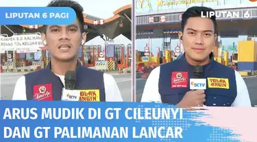 Kondisi di Gerbang Tol Cileunyi terpantau lancar. Antrean kendaraan di jalur arteri sempat mencapai 1 kilometer. Rekayasa lalu lintas tol dan arteri akan diterapkan tentatif.