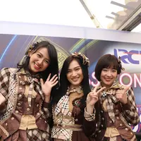 Foto profil Member JKT48 di Preskon Dahsyat Award (Andy Masela/bintang.com)