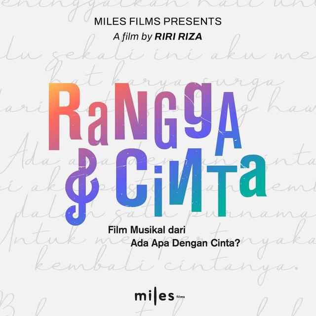 Proyek film musikal Rangga & Cinta. (Foto: Dok. Instagram @filmranggacinta)