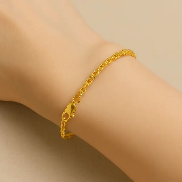 Model Gelang Emas Rantai 24 Karat 5 Gram