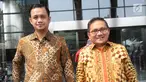 Wali Kota Gorontalo Marthen Taha dan Wakil Wali Kota Gorontalo Ryan Kono usai menyerahkan LHKPN di Gedung KPK, Jakarta, Senin (01/7/2019). Marten mengaku telah menyerahkan Perwako terkait pedoman pencegahan gratifikasi di lingkungan Pemerintah Kota (Pemkot) Gorontalo.  (merdeka.com/Dwi Narwoko)