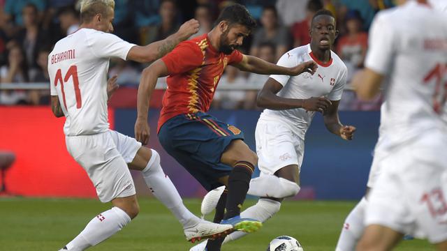 FOTO: Bermain di Kandang, Spanyol Ditahan Imbang Swiss