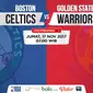 Jadwal NBA, Boston Celtics Vs Golden State Warriors. (Bola.com/Dody Iryawan)