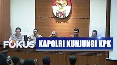 Kapolri Jendral Pol Idham Azis berkunjung ke KPK dan Kejaksaan Agung.