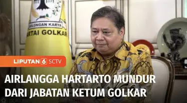 Tiga bulan menjelang pilkada serentak, Airlangga Hartarto mengundurkan diri sebagai Ketua Umum Partai Golkar, salah satu alasan Airlangga mundur adalah untuk menjamin keutuhan partai dan mengawal transisi pemerintahan dari Presiden Joko Widodo ke Pre...