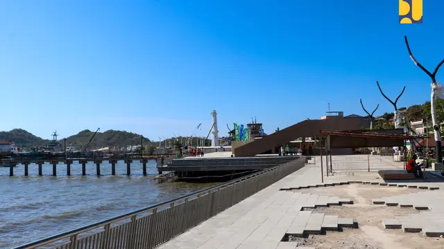 Kawasan Waterfront Pantai Marina-Bukit Pramuka Labuan Bajo. (Dok. Kementerian PUPR)