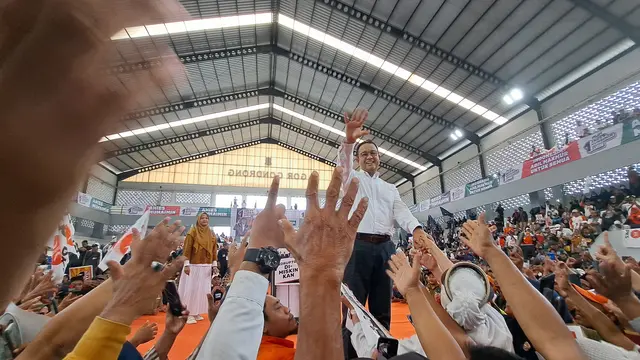 Anies Baswedan Kampanye di GOR Gondrong, Kota Tangerang