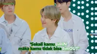 Jimin BTS dalam acara Waktu Indonesia Belanja TV Show Tokopedia (YouTube/ tokopedia)
