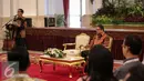 Suasana saat peresmian Pembukaan Konvensi Nasional Humas (KNH) 2015 di Istana Negara, Jakarta, Rabu (18/11/2015). The Sustainable Path to Trust and Reputation adalah tema yang diangkat dalam acara tersebut. (Liputan6.com/Faizal Fanani)
