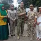 M.Akbar Alfaro dan Hernoe Resprijadi menjadi paslon yang digemari emak-emak di Palembang (Liputan6.com / Nefri Inge)