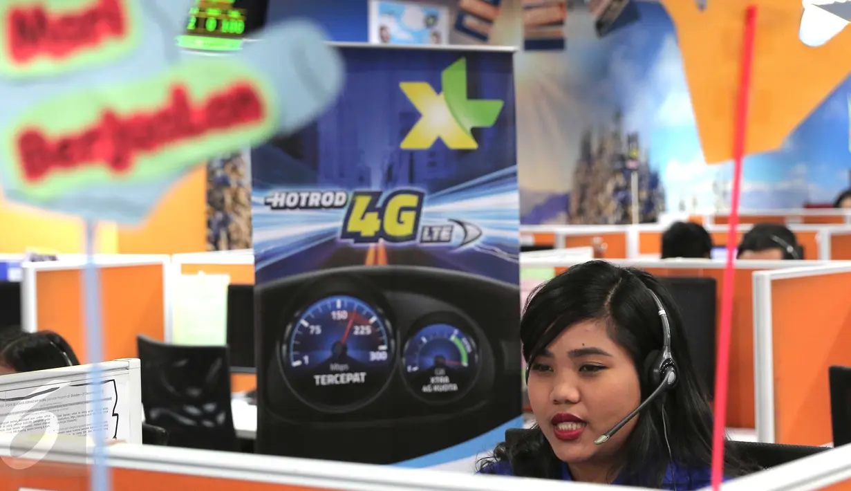 Menghadapi libur Natal dan Tahun Baru, XL melakukan kesiapan dari segi jaringan dan layanan pelanggan melalui saluran digital dan trafik untuk mengantisipasi peningkatan kebutuhan telekomunikasi. (Liputan6.com/Angga Yuniar)