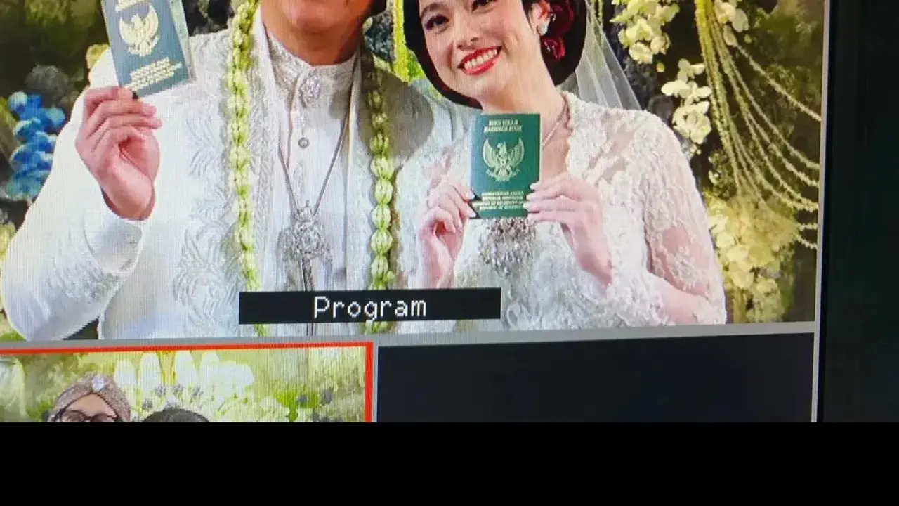 Andre Taulany dan Amanda Rigby menikah