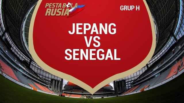 Berita video data dan statistik laga ketat Jepang kontra Senegal di Grup H Piala Dunia 2018.