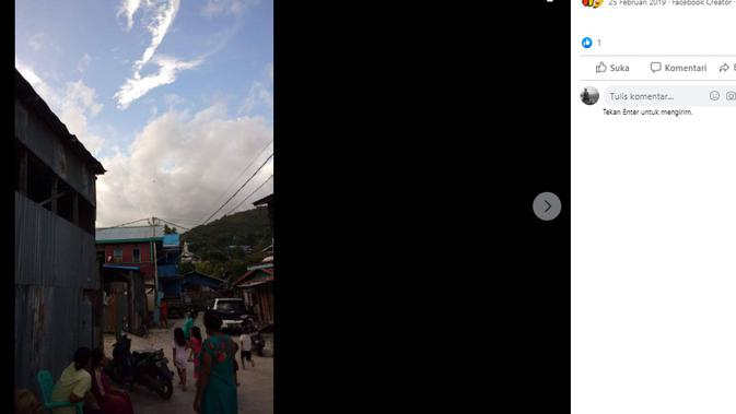 Cek Fakta Liputan6.com menelusuri foto awan berbentuk angka 2 saat Pilkada 9 Desember 2020