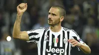 1. Leonardo Bonucci, menurut ESPN FC, pelatih MU, Jose Mourinho berniat menyempurnakan skuat Setan Merah dengan mendatangkan bek tangguh Italia ini. Sebelumnya MU juga sudah mendatangkan pemain Juve lainnya, yaitu, Paul Pogba. (AFP/Olivier Morin)