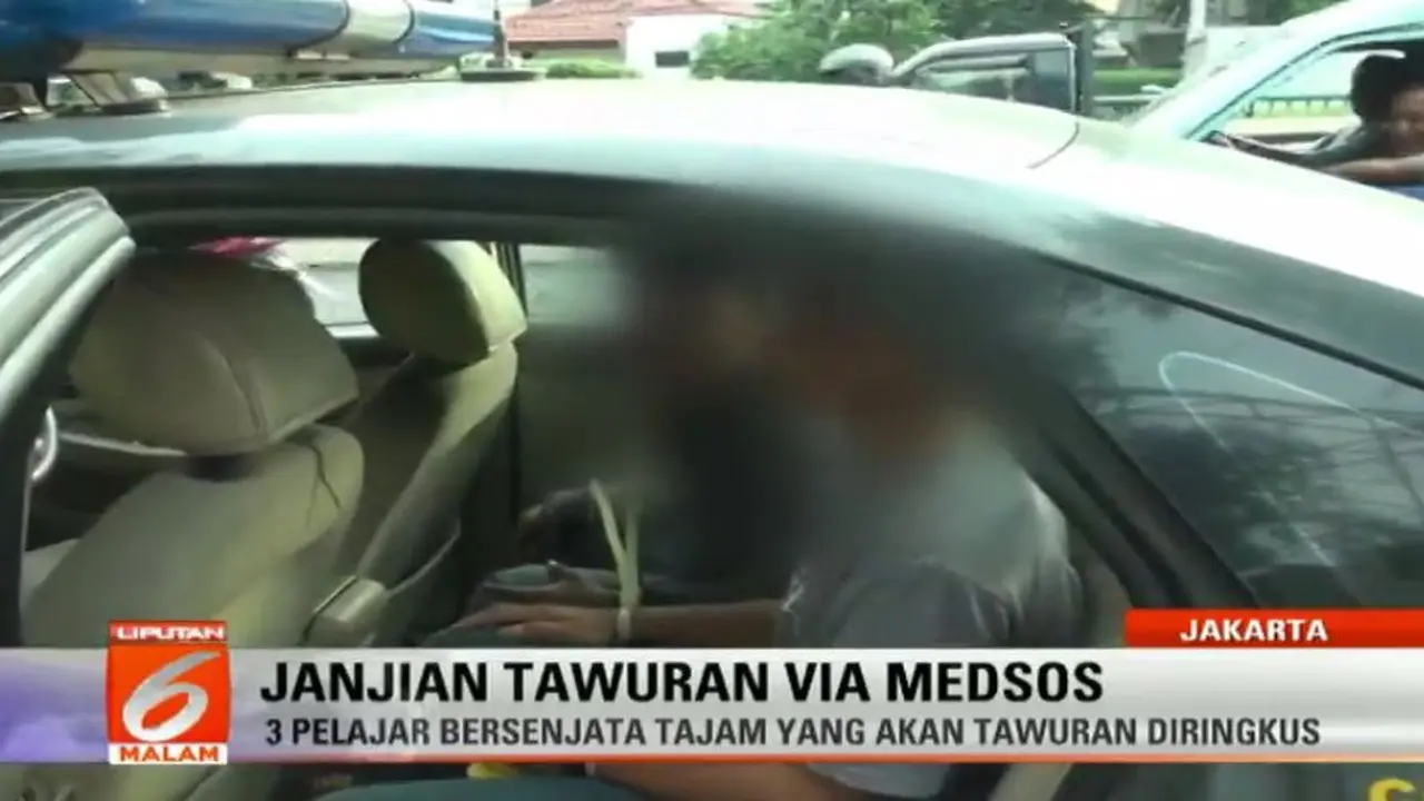 Janji Tawuran via Medsos, Polisi Ringkus Pelajar di Jakarta Timur