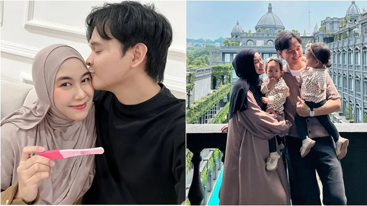 6 Potret Anisa Rahma Umumkan Si Kembar Bakal Punya Adik, Hamil Secara Alami