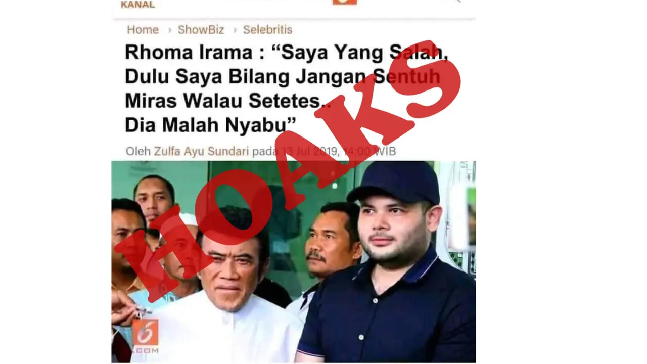 Hoaks mencatut nama Liputan6.com
