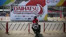 <p>Suasana Istora Senayan, Jakarta menjelang Indonesia Masters 2023 pada Senin (23/01/2023). Ajang ini nantinya akan berlangsung dari 24 hingga 29 Januari 2023. (Bola.com/Bagaskara Lazuardi)</p>