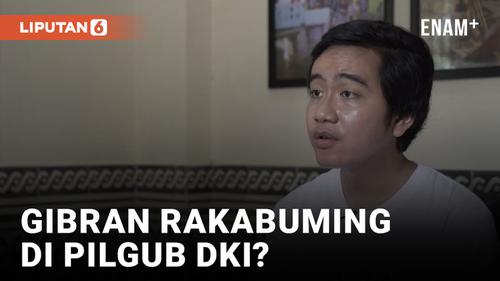 VIDEO: Namanya Ada di Penjaringan Pilgub DKI Jakarta, Gibran Rakabuming Raka: Saya Masih Banyak Belajar