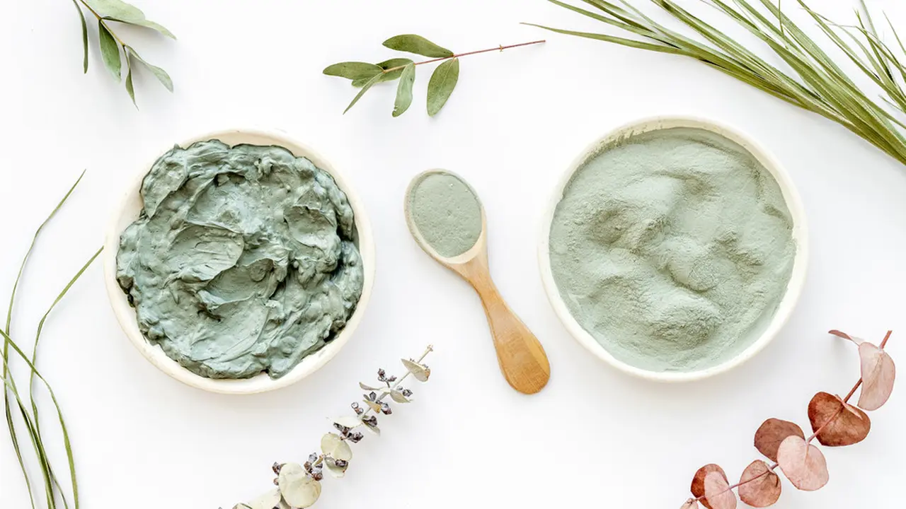 Ilustrasi clay mask