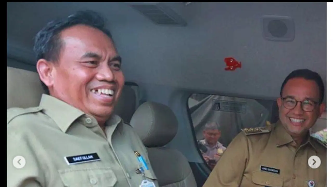 Anies kenang kedekatannya bersama Sekda DKI Saefullah yang meninggal dunia. (Instagram Anies Baswedan)