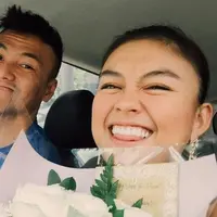 Wijaya Saputra dan Agnes Monica (Instagram/@saputrawijaya)