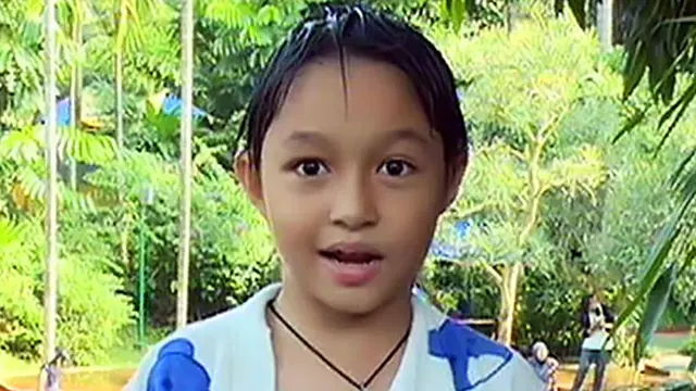 Serunya Main Air Bersama Kiesha Alvaro
