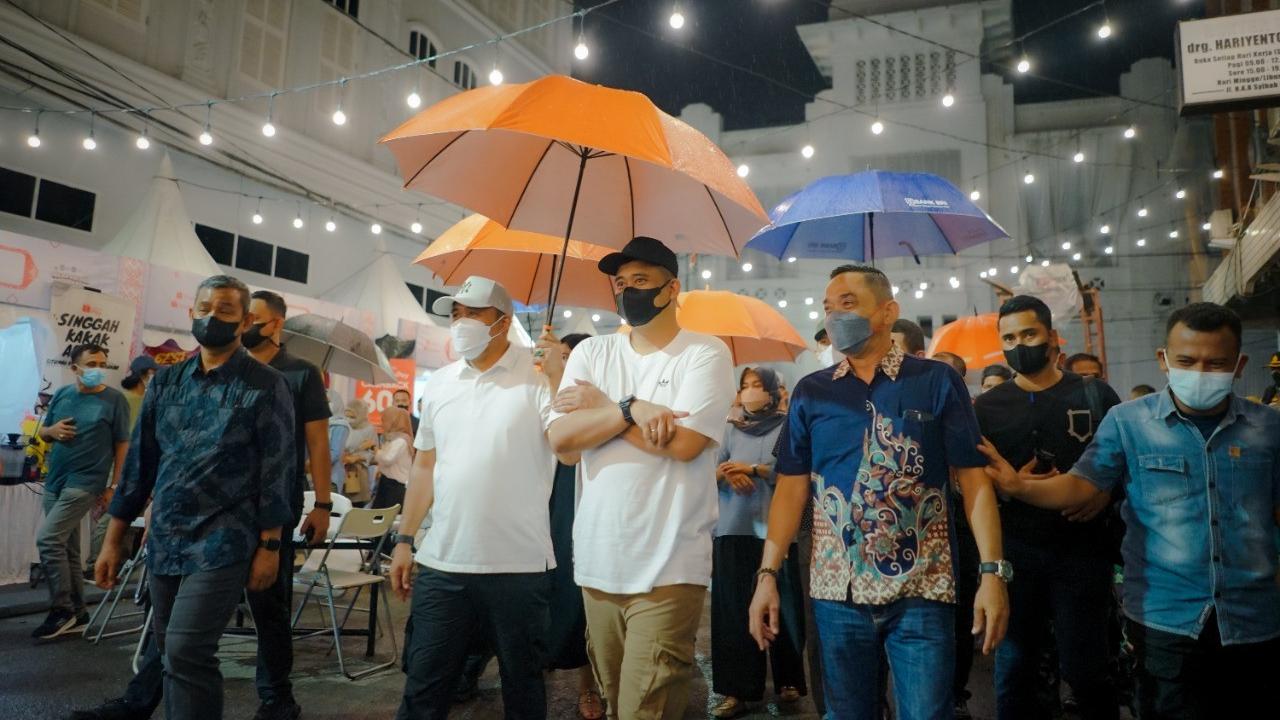 Kesawan City Walk Buka Lagi dengan Prokes Ketat, Lepas Masker Langsung Swab