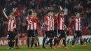  Athletic Bilbao lolos ke babak 16 besar liga Europa setelah menyingkirkan Olympique Marseille dengan agregat gol 2-1. (REUTERS/Vincent West)