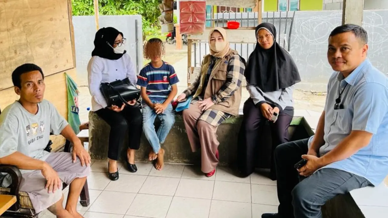 Bocah 11 tahun berinisial R yang hilang di Tangerang dan ditemukan di Bogor.
