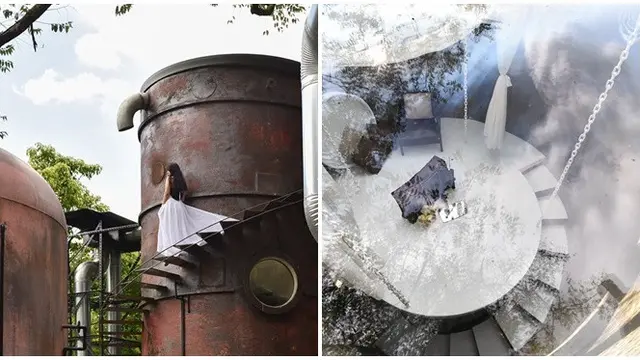 Berada di Dekat Hutan, Ini 6 Potret Hotel "Tangki Bir" La Felicita yang  Estetik