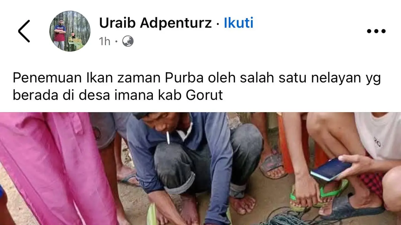 Ikan Coelacanth yang ditemukan nelayan di Gorontalo/XCoelacanthuss