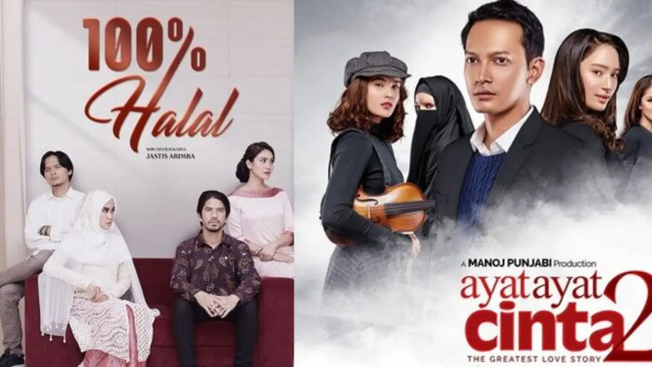 Poster 100% Halal dan Ayat-Ayat Cinta 2 (Credit: imdb)