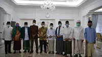 Wakil Presiden (Wapres) Ma'ruf Amin menerima sejumlah tokoh Nahdlatul Ulama (NU) di Kediaman Resmi Wapres, Jakarta, Rabu (24/11/2021) malam.