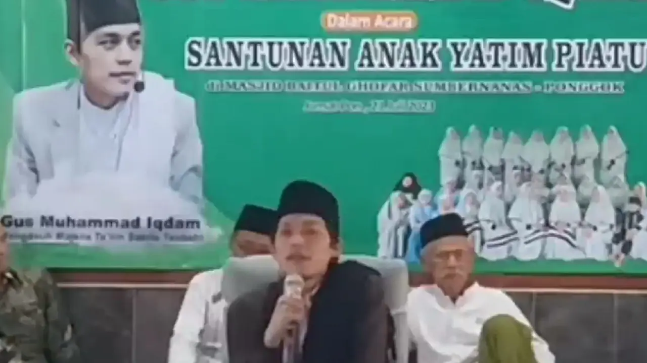 Gus Iqdam menjawab yang menghina pengajiannya (SS: YouTube Chapung Pusat ST)