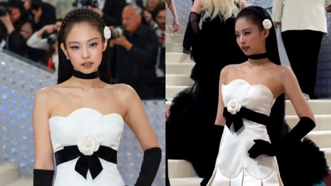 Pesona Jennie Blackpink untuk Pertama Kalinya Hadir di Met Gala