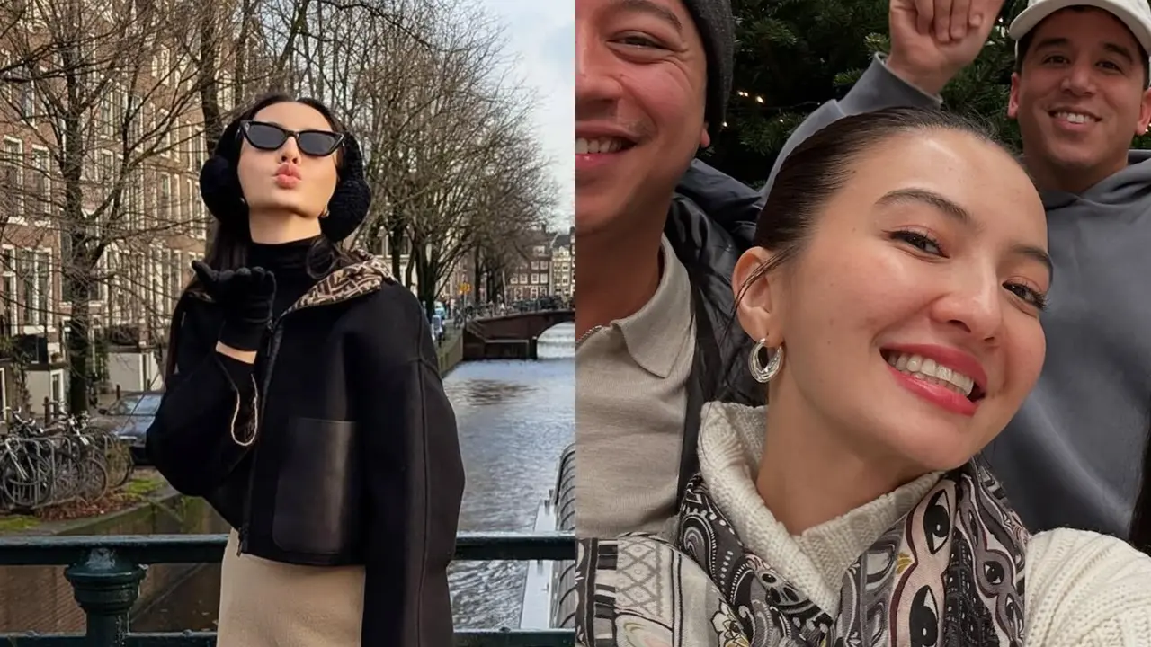 Anti Membosankan, Raline Shah Tampil Modis dengan Outfit Monokrom Saat Liburan di Amsterdam