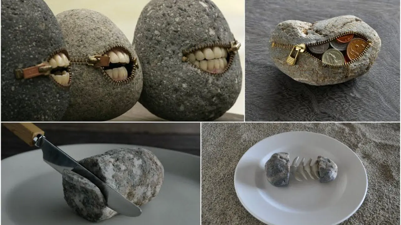 Dekorasi Unik dari Batu Karya Hirotoshi Itoh