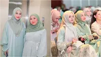 Penampilan artis di kajian ustaz Hilman Fauzi. (sumber: Instagram/kikysaputrii/mommy_starla)