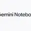 Gemini Notebook. Credit: Google