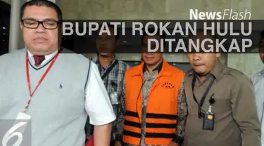 Bupati Rokan Hulu, Suparman resmi ditahan Komisi Pemberantasan Korupsi (KPK). Penahanannya diduga terkait suap APBD