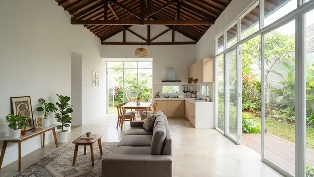 Desain Rumah Type 36 Tanpa Sekat