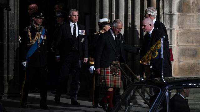 Raja Charles III, Putri Anne, Pangeran Andrew dan Pangeran Edward