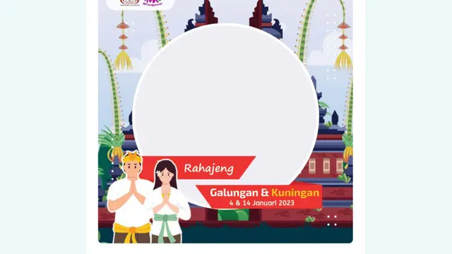 Twibbon Hari Galungan dan Kuningan 2023.