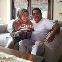 Rano Karno dan istri (Instagram/si.rano)