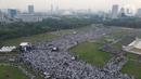 Seruan dukungan tersebut menyusul tindakan kekejaman Israel yang menewaskan ribuan jiwa rakyat Palestina. (merdeka.com/Imam Buhori)