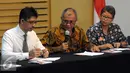 Ketua KPK Agus Rahardjo dalam jumpa pers di KPK, Jakarta, Selasa(12/4).  OTT yang dilakukan terkait kasus dugaan suap rencana penuntutan dalam kasus penggelapan dana BPJS di Tipikor. (Liputan6.com/Helmi Afandi)