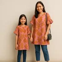 Tunik Batik Lengan Ruffle (Foto: ChatGPT)