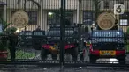 Suasana di sekitar kawasan Mabes Polri Jakarta, Rabu (31/3/2021). Seorang terduga teroris diduga berupaya melakukan penyerangan ke area Mabes Polri hingga aksi baku tembak dengan polisi pun sempat terjadi. (Liputan6.com/Faizal Fanani)